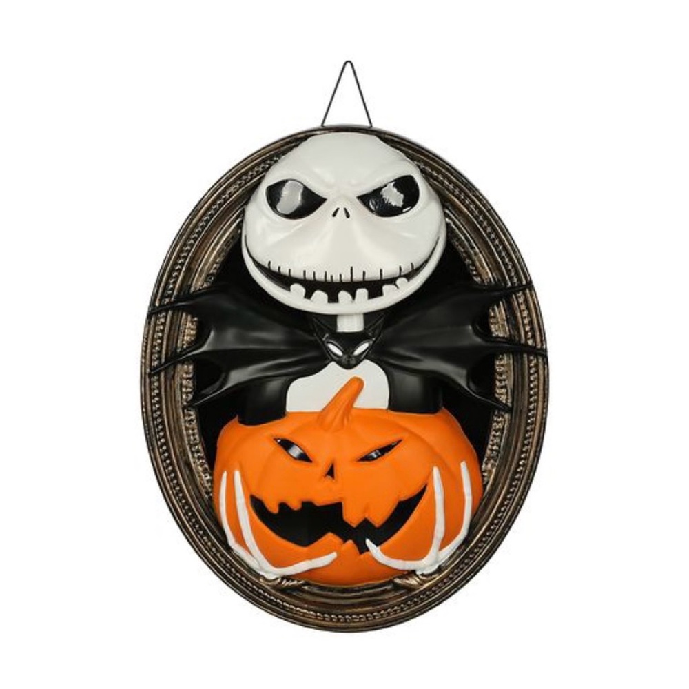 The Nightmare Before Christmas Jack Skellington Light-Up Light-Up Wall Plaque 🎃💀